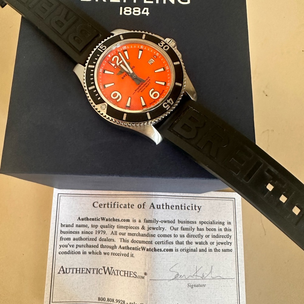Breitling Superocean Stainless Steel Watch